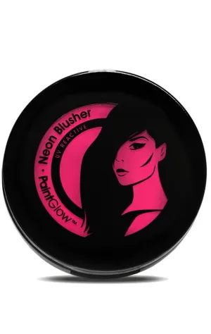 UV Reactive Neon Blusher Makeup - Pink