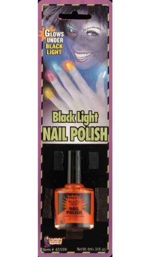 UV Reactive Neon Orange Novelty Nail Polish