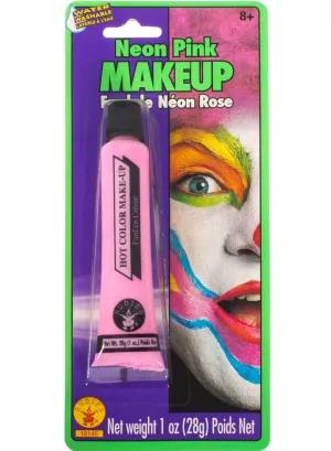 UV Reactive Neon Pink Cream Costume Makeup