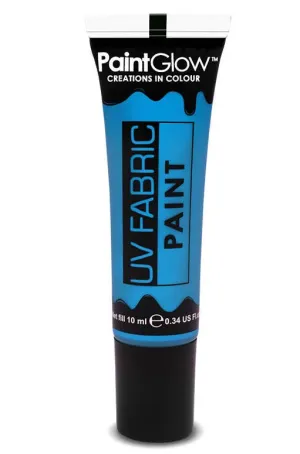 UV Reactive Special Effects Fabric Paint - Neon Blue