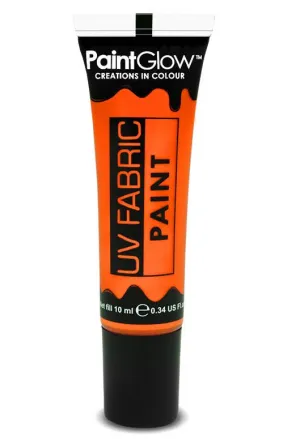 UV Reactive Special Effects Fabric Paint - Neon Orange