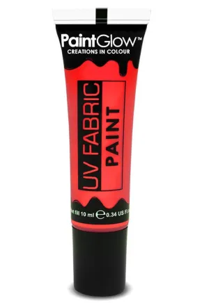 UV Reactive Special Effects Fabric Paint - Neon Red