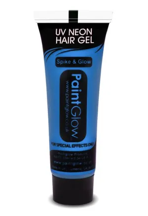 UV Reactive Special Effects Hair Gel - Neon Blue
