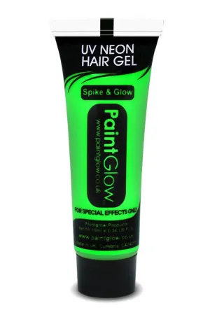 UV Reactive Special Effects Hair Gel - Neon Green