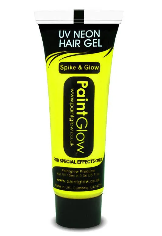 UV Reactive Special Effects Hair Gel - Neon Yellow