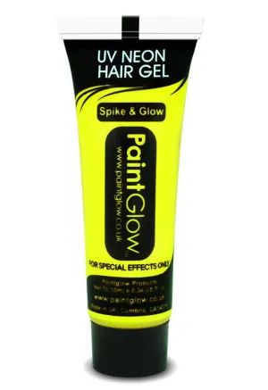 UV Reactive Special Effects Hair Gel - Neon Yellow