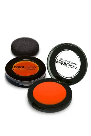 UV Reactive Temporary Hair Chalk - Neon Orange