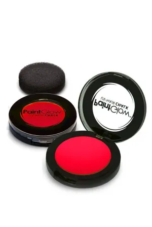 UV Reactive Temporary Hair Chalk - Neon Red