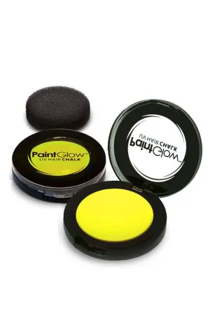 UV Reactive Temporary Hair Chalk - Neon Yellow
