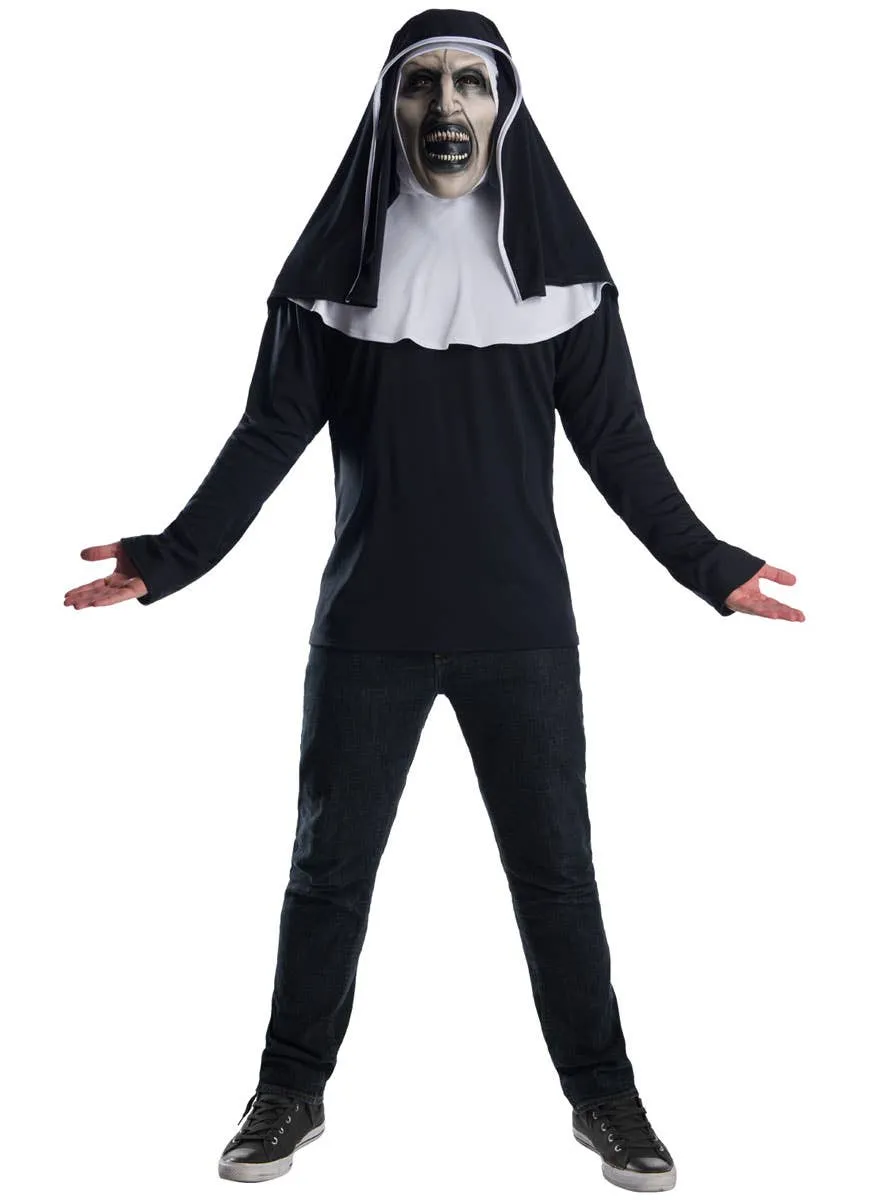 Valak The Nun Adults Shirt and Mask Halloween Costume