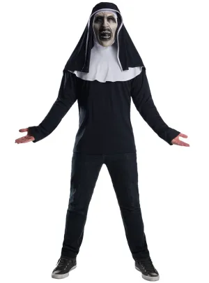 Valak The Nun Adults Shirt and Mask Halloween Costume