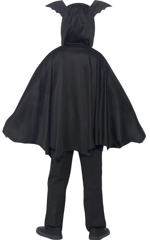 Vampire Bat Boys Hooded Halloween Costume Cape