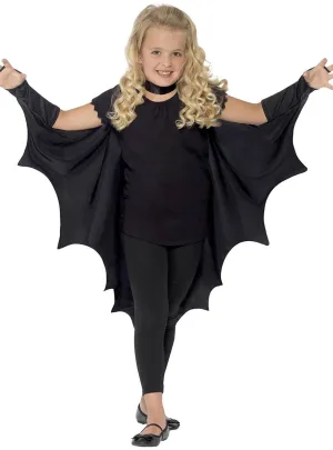 Vampire Bat Wings Girls Cape Costume Accessory