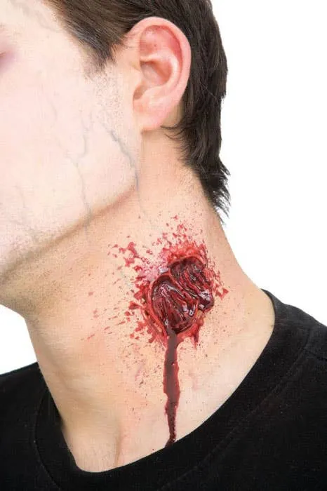 Vampire Gash Halloween Latex FX