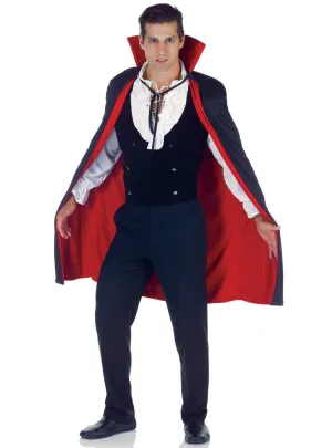 Vampire Red and Black Halloween Costume Cape