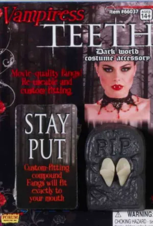 Vampiress Fangs Halloween Costume Accessory