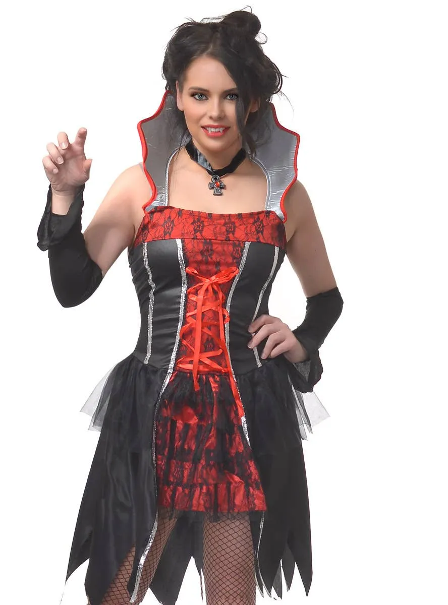 Vampiress Queen Womens Halloween Costume