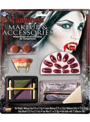 Vampiress Special FX Costume Makeup and Accessories Set