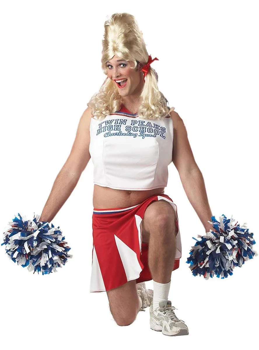 Varsity Cheerleader Funny Mens Costume