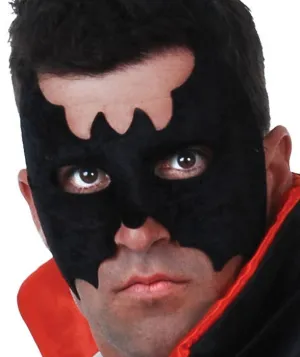 Velvet Mens Batman Masquerade Mask