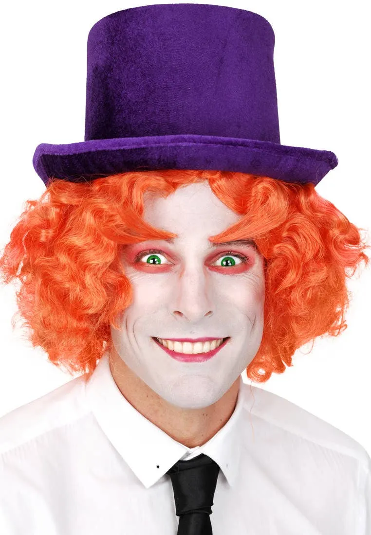 Velvet Purple Adults Costume Top Hat