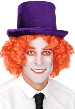 Velvet Purple Adults Costume Top Hat