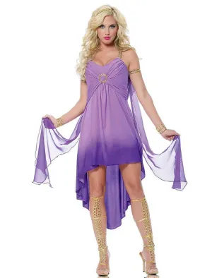 Venus Womens Purple Roman Goddess Costume