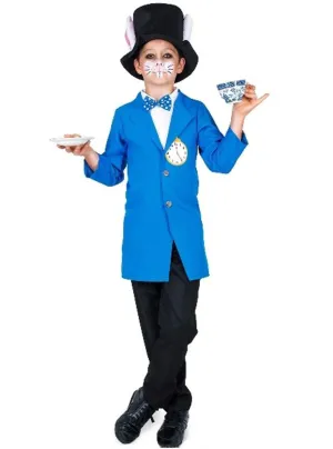 Very Late Boys White Rabbit Wonderland Character Costume
