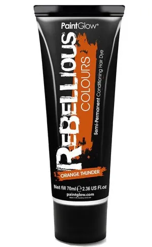 Vibrant Semi Permanent Orange Thunder Hair Dye - Small 13ml
