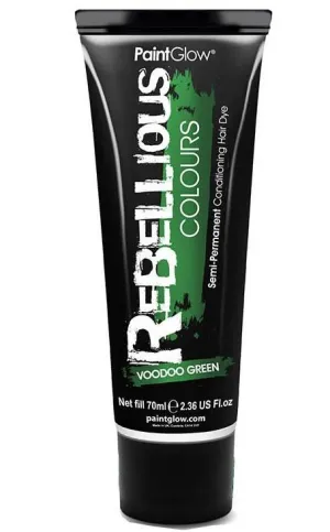 Vibrant Semi Permanent Voodoo Green Hair Dye - Small 13ml