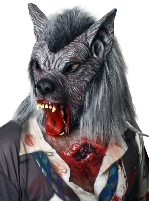 Vicious Full Head Latex Werewolf Halloween Costume Mask