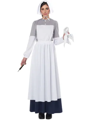 Victorian Civil War Nurse Womens Dress Up Costume