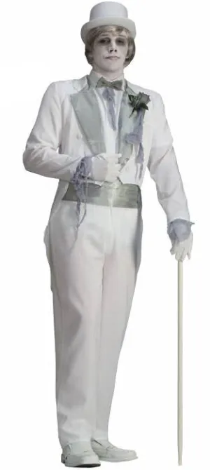 Victorian Ghost Groom Mens Halloween Costume