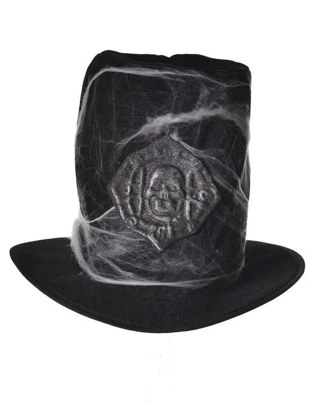 Victorian Grave Digger Black Halloween Costume Hat