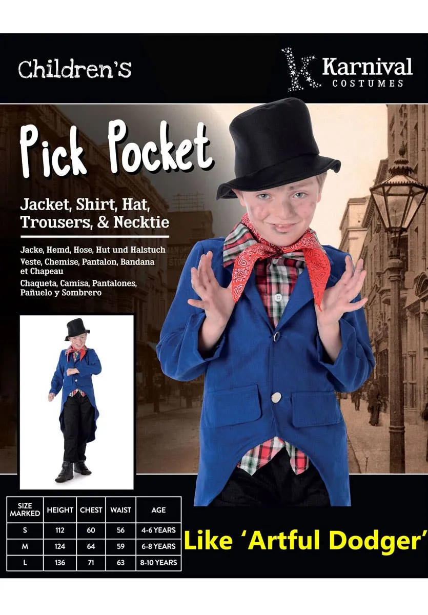 Victorian Pick Pocket Boys Book Week Costume
