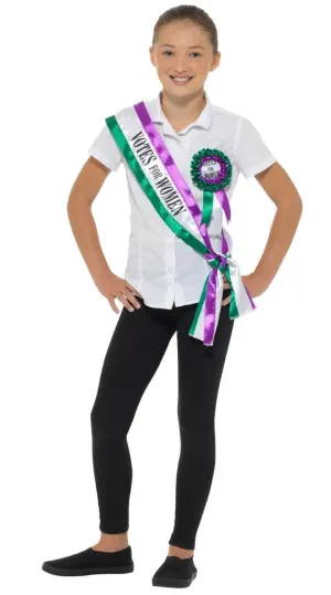 Victorian Suffragette Costume Accessory Kit