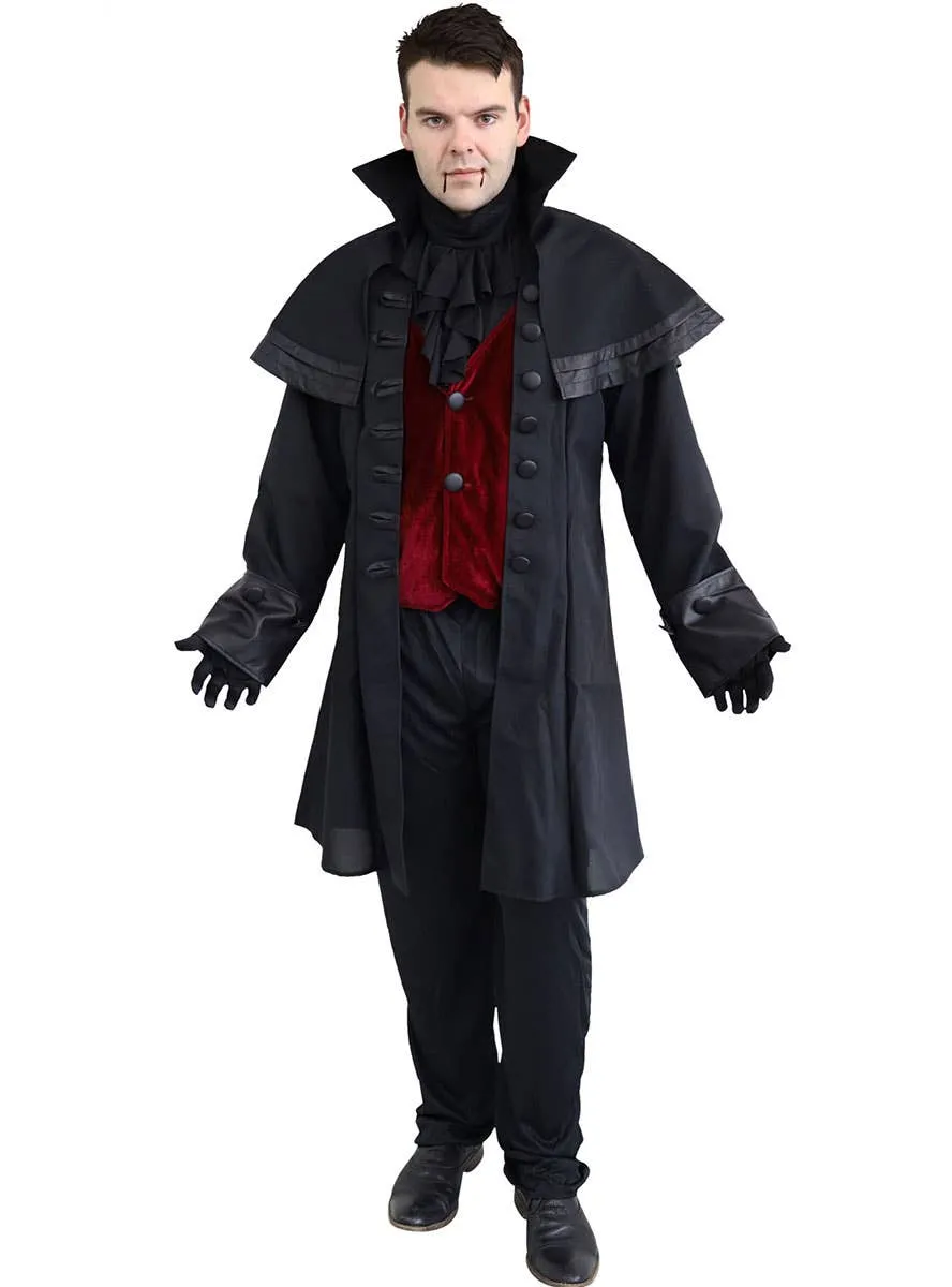 Victorian Vampire Mens Halloween Dress Up Costume