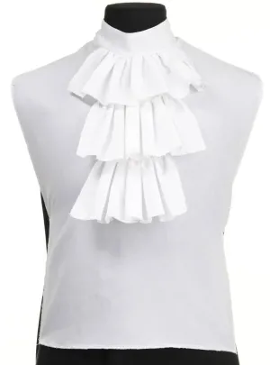 Victorian White Jabot Shirt Front Costume Accessory