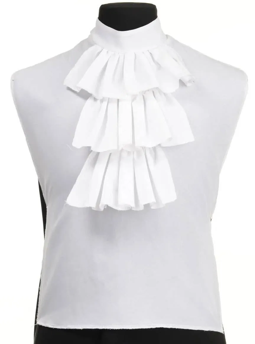 Victorian White Jabot Shirt Front Costume Accessory