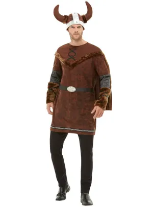 Viking Barbarian King Mens Dress Up Costume