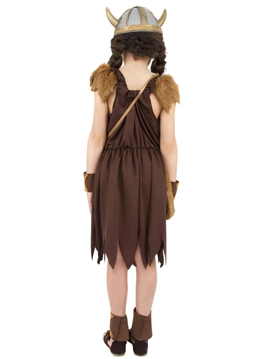 Viking Girls Fancy Dress Costume