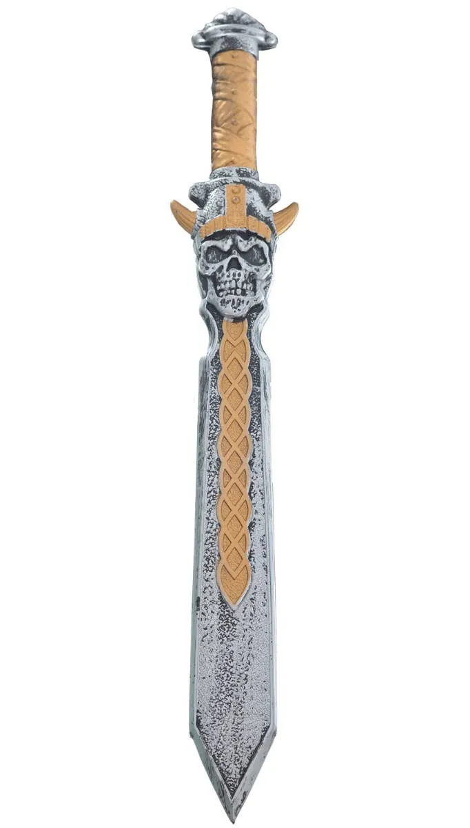 Viking Lord Silver and Gold Sword Costume Weapon