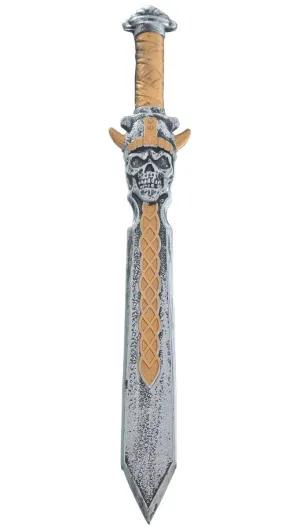 Viking Lord Silver and Gold Sword Costume Weapon