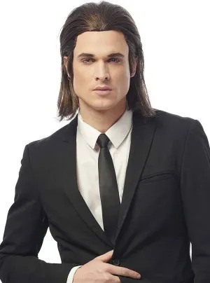 Vinny Pulp Fiction Mens Brown Costume Wig