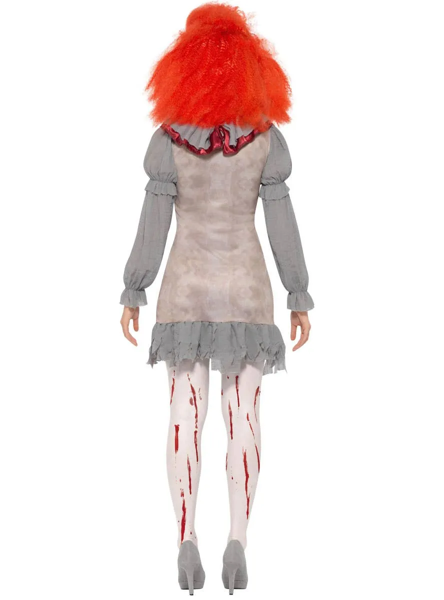 Vintage Clown Womens Pennywise Halloween Costume
