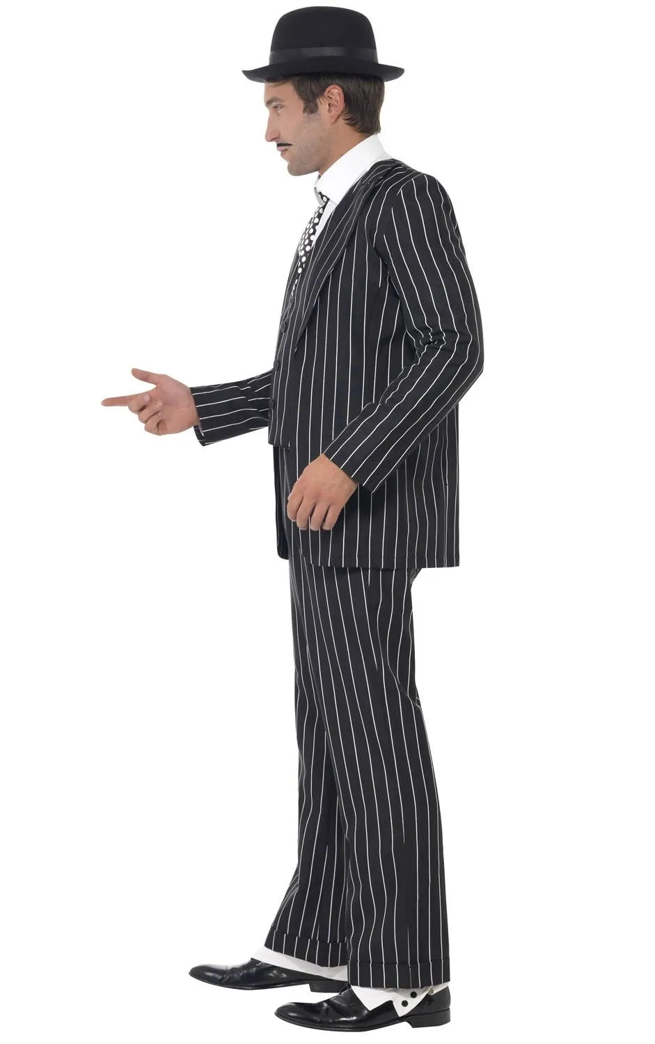 Vintage Gangster Mob Boss Mens 1920s Costume