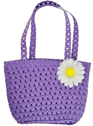 Vintage Woven Purple Hippie Costume Bag