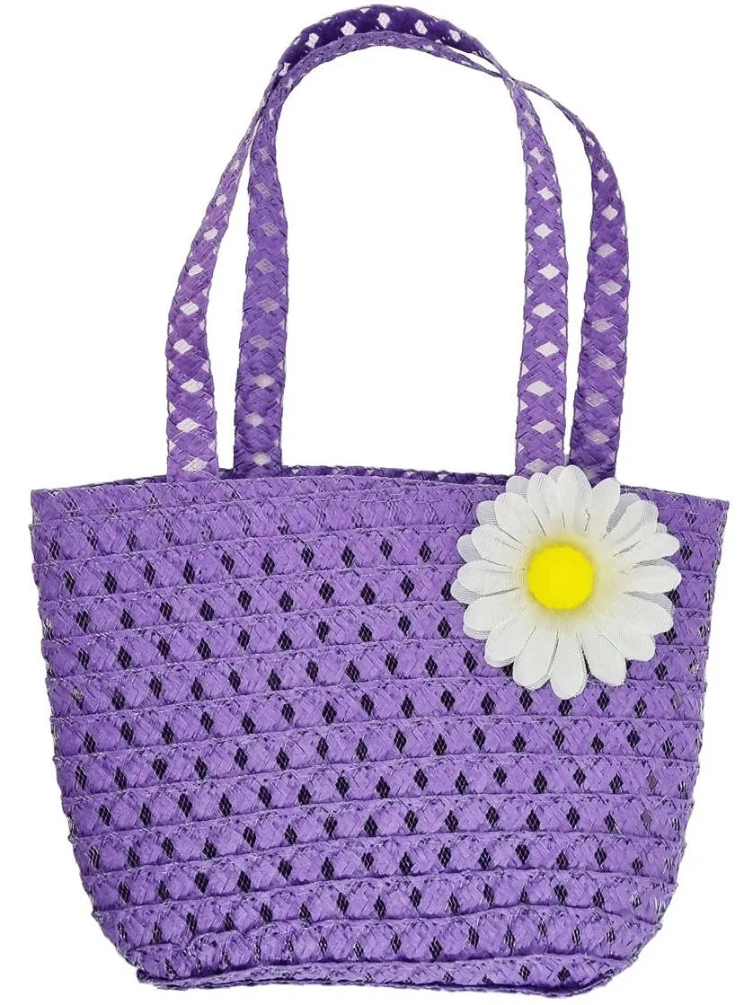 Vintage Woven Purple Hippie Costume Bag