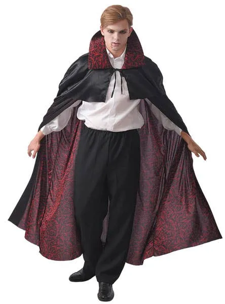 Vlad Vampyr Mens Vampire Halloween Costume Cape