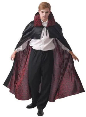 Vlad Vampyr Mens Vampire Halloween Costume Cape